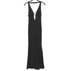 green emerald velvet dress Women's Vix Paula Hermanny Tiana Long Dress - Free Bird main image 1